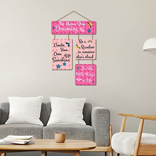 Artvibes Motivational Quote Decorative Wall Art MDF Wooden Wall Hanger for Living Room | Bedroom | Home Decor | Office | Gift | Quotes Decor Item | Wall Hanging For Home Decoration (WH_6501N)