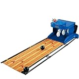 Indoor Electronic Bowling Alley Game for Kids, Home Bowling Console with Automatic Reset, LED Scoreboard, Sound Effects, 3.5m/11ft Bowling Set for Family Fun