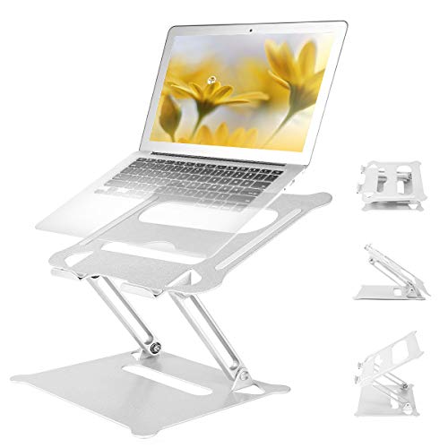 Laptop Stand, Laptop Riser, Adjustable Laptop Stand Portable Foldable Desktop Laptop Stand, Laptop Computer Stand Compatible with 10 to 17 Inch PC Notebook Tablets