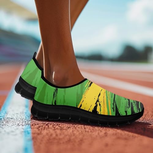 Image of Women's Loafers Slip On Slip Shoe Casual Walking Shoes Non Slip Work Shoes Mesh Athletic Sneakers