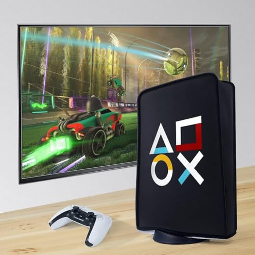 Image of OIVO INDIA Dust Protective Cover Compatible with PS5 Console Accessories Case, Anti Scratch Waterproof Sleeve Compatible for Sony PlayStation 5 Digital & Disc Edition (PS5 Fat Version Only)