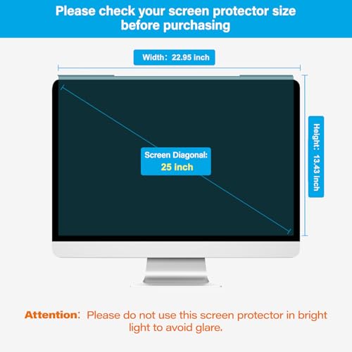 MOSISO 25 inch Computer Blue Light Blocking Screen Protector by MOSISO - Image 2