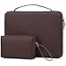 HYZUO 17-17.3 Inch Hard Shell Laptop Sleeve Case for 17" 17.3" HP/Dell/ASUS/Acer/Lenovo/LG... Gaming Laptop/Razer Blade 17/18, Notebook Protective Cover for Men Women, Coffee Brown