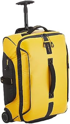 Samsonite Paradiver Light - Bolsa de Viaje con Ruedas 55/20 Strict Cabin, 55 cm, 48,5 L, Amarillo (Yellow)