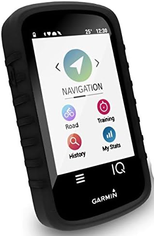 TUFF LUV Tough Silicone case and screen protection for Garmin Edge 530 - Black