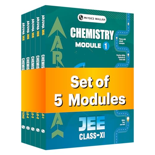 Image of PW Arjuna For JEE Main & Advanced Class 11 Chemistry Modules with Solutions Combo Set of 5 Books (2026 Edition)