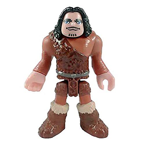 Figurine Ultra T-Rex Imaginext homme des cavernes cheveux noirs