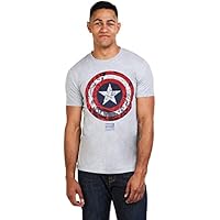 Camiseta Marvel Captain America Comic Shield para Hombre, Color