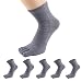 PACKGOUT #1 MENS TOE SOCKS Soft & Breathable Five Finger Running Socks