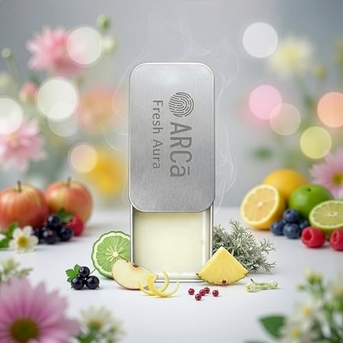 Image of ARCa Fresh Aura Unisex Solid Perfume | Alcohol Free & Non-Greasy Solid Perfume | Long Lasting Solid Wax Perfume | Perfume Gift Pack for Men & Women | Travel & Pocket-Friendly Solid Perfume