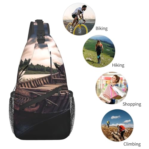 Bolso pequeño cruzado para pecho unisex miniatura 6