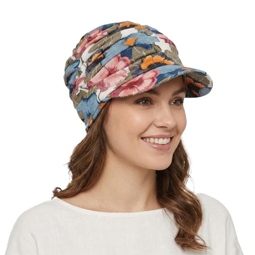 Bonnet d'été souple pour femme protégeant du soleil grâce à sa visière double couche