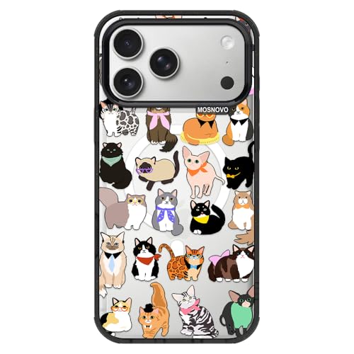 Coque iPhone 17 Pro Max antichoc transparente noire MagSafe avec bouton caméra