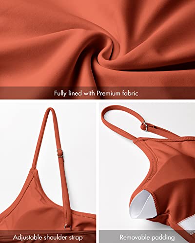 Image of Narecte Sexy One Piece Bathing Suit for Women Tummy Control High Cut One Piece Swimsuit Womens