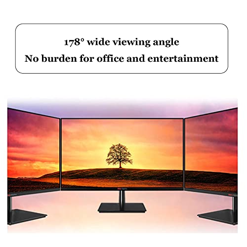Image of Portable Wireless Monitor 24-inch Ultra-Thin Flat Panel LCD External Monitor 1920x1080p Low Blue Light Micro Bezel Suitable for Home Office and Travel Use