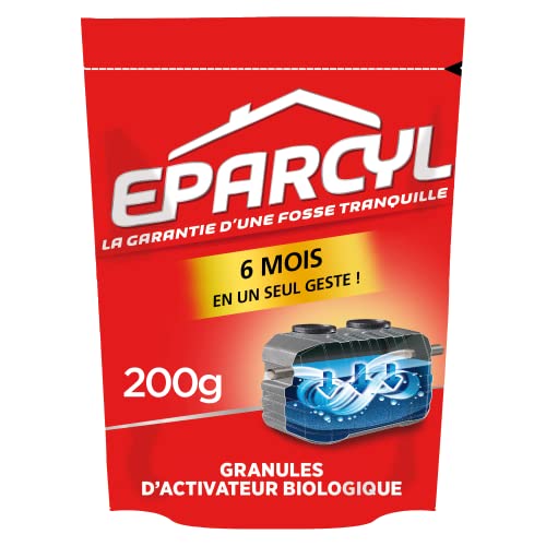 Eparcyl – Granules 200g (6 mois de traitement) Activateur Biologique pour Fosses Septiques – Entretien Fosses Septiques