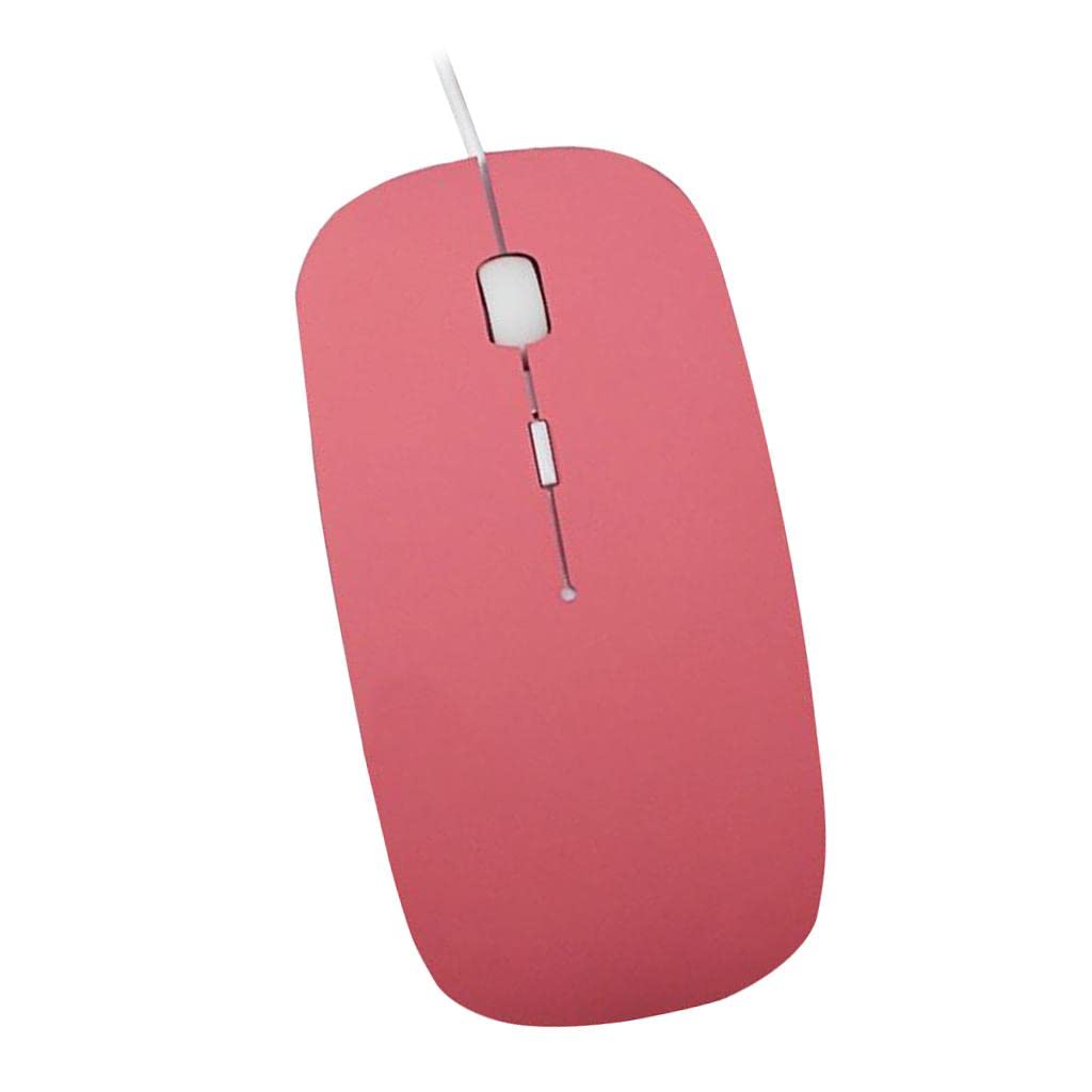 VMS India Ultra Thin Slim USB Optical Wired Mouse for PC Laptop Windows MacBook-Pink (B097LL6BYB) Amazon Price History, Amazon Price Tracker