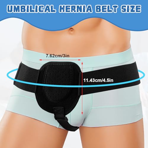 Faja para hernia inguinal ajustable para hombres y mujeres miniatura 2