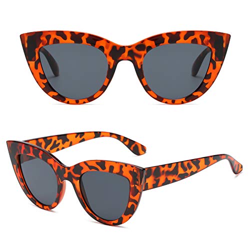 Image of Retro Vintage Narrow Cat Eye Sunglasses for Women Clout Goggles Plastic Frame