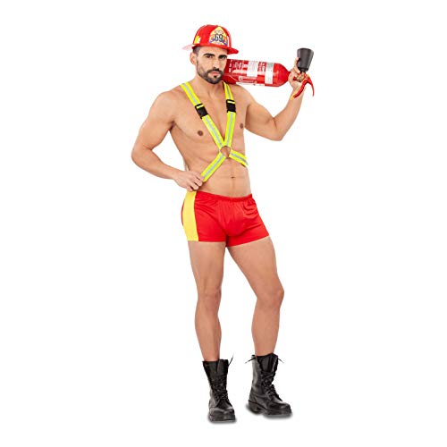My Other Me Déguisement de Pompier Sexy pour homme - Multicolore - XL