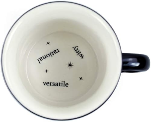 Miniatura 3 de GEMINI Tazas de cerámica Taza de café y té de 13.5 onzas, tazas de horóscopo de astrología con rasgos de personalidad revelados en el interior,