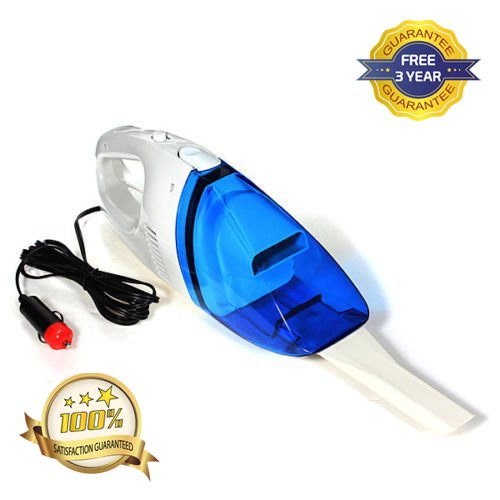 Portable Handheld Vacuum Cleaner 12V With Car Filter Car Plug In- Light Weight- 3 Years FREE Guarantee! by Super TV Products