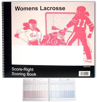 Amazon.com : Score-Right Women's Lacrosse 29 Games Scorebook, 9 1/4" x ...