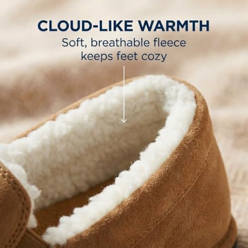 Image of Dr. Comfort Relax Men's Diabetic Slipper, Fleece Lined, Closed Heel