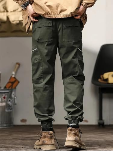 Image of Lymio Cargo for Men || Cotton Cargo Pant || Drawstring Waist Pant (Also Available in Plus Sizes) (89-92)
