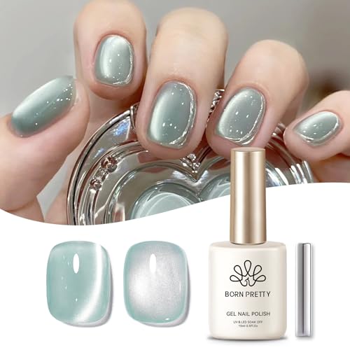 Born Pretty Cat Magnetic Eye Gel Nail Polish, Green