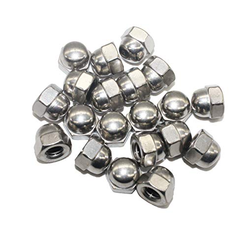 Fullerkreg M6 Stainless Steel A2 DIN1587 Cap Nut High Form Pack of 50, M6-(50 Stück)
