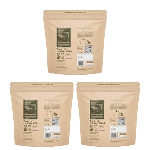 Image of Nourish You Pumpkin Seeds 100 gm (Each) | Raw Pumpkin Seeds Protein and Fiber Rich Superfood | Healthy Snack Immunity Booster | Superfood for Heart Health, Digestion & Immune Support (Pack of 3)