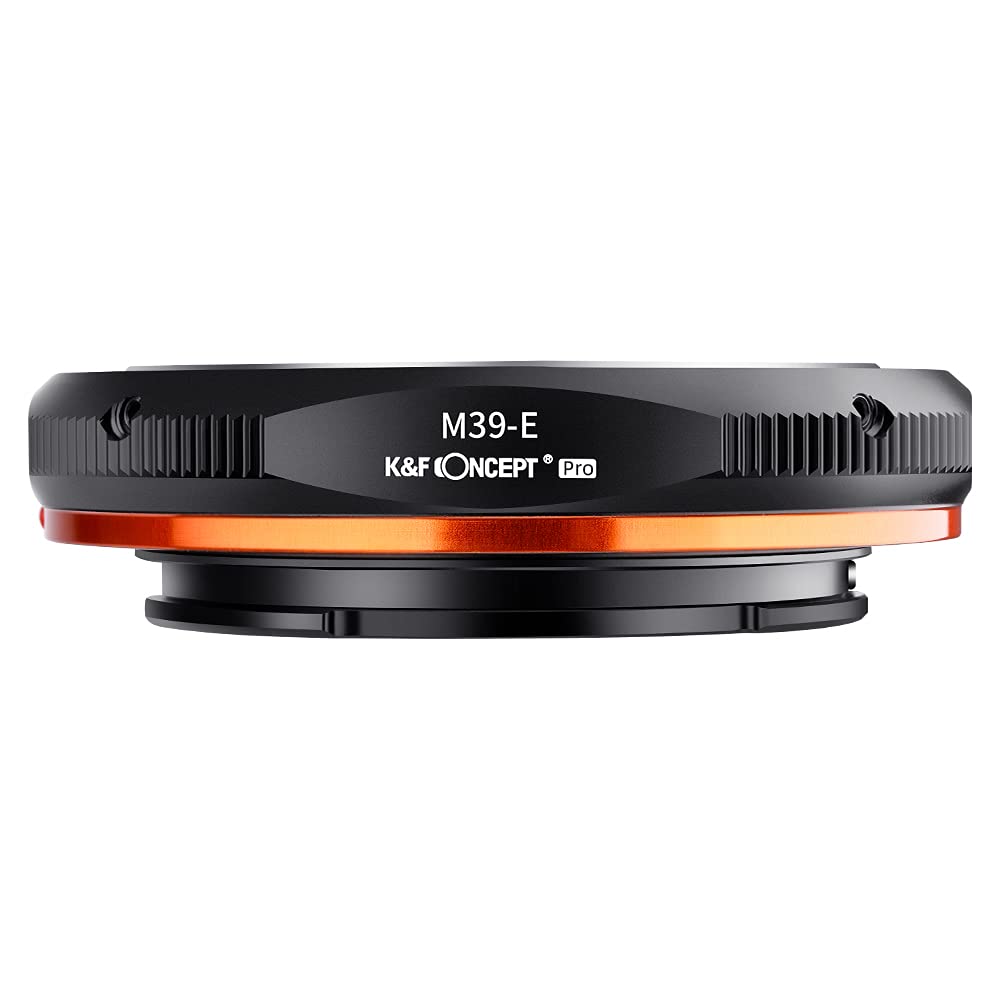 K&F CONCEPT Adapterring, kompatibel mit Objektiven in M39-Halterung auf Sony E Kameras