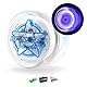 YoYo Factory Spinstar LED JoJo Leuchtend - Mit Leerlauf & Kugellager - Leuchtendes Yoyo für Kinder & Anfänger – Fidget Toy für JoJo Tricks & Spielspaß - Blau