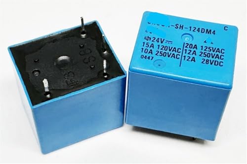 Relé 4 pines alta resistencia 24V modelo SRUUH-SH-124DM4