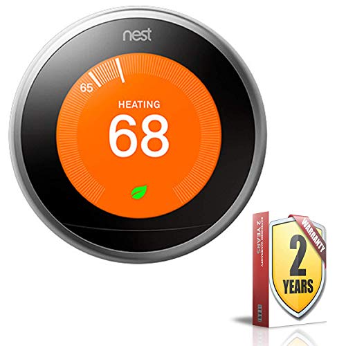 Nest Learning Thermostat (3rd Generation, Stainless Steel (PRO Version)