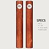 Meinl Percussion Wood Claves Instrument - 1 Pair of Cylindrical Claves - Musical Instrument - Walnut, Natural (CL4IW) #4