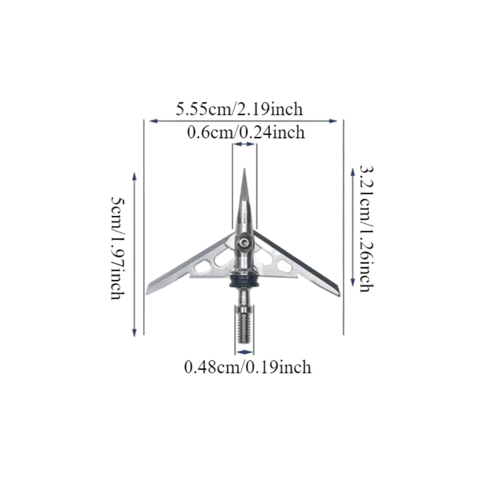 Colère 4- Nouveau Produit de tir à l'arc 2-Lame arrière monté Arc Chasse Balle mécanique avec 2 '' diamètre de Coupe -12composite Arc Chasse Arc spécial 100 Grain est livré avec Une boîte