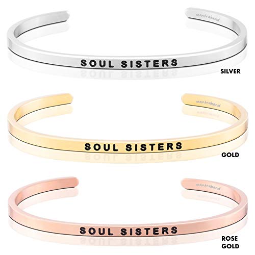 MantraBand Bracelets - Inspirational Engraved Adjustable Mantra Band Cuff Bracelet - Gold color - Gifts for Women2