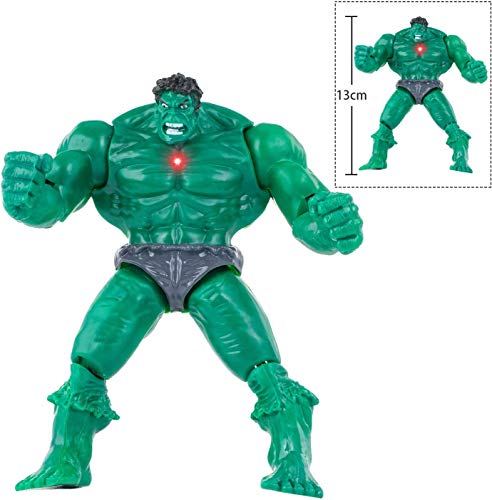 New Set Superhero Action Figures - 6 PCS Action Figure Set - Batman, Superman, Hulk, Thor, Ironman, Captain America PVC Figure Toy Dolls – Hero Cake Figure Toy Dolls Legends Collectible Model Gift