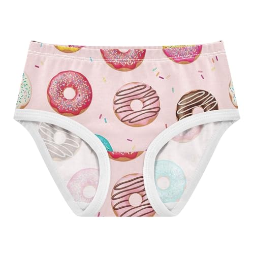 Cotton Girls Underwear Toddlers Colorful Donuts Pink Little Girl Panties Animals Underpants Briefs 2t