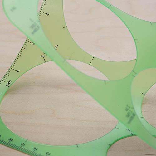Image of Pacific Arc Template: Large Circle Master, 11 Circles, 1.5 inch to 3.5 inch 8.5 inch x 11 inch