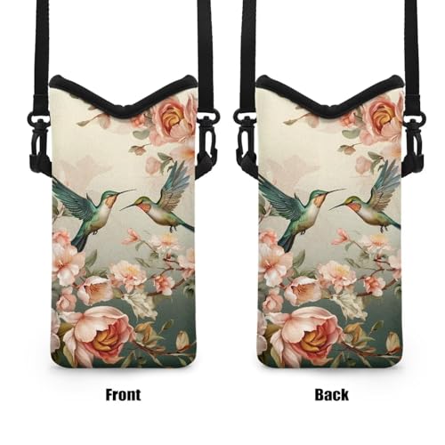 Crossbody Phone Bag Waterproof Mini Cellphone Purse Bag with Adjustable Strap Fits Most Smartphones, 8'' x 4'' 6