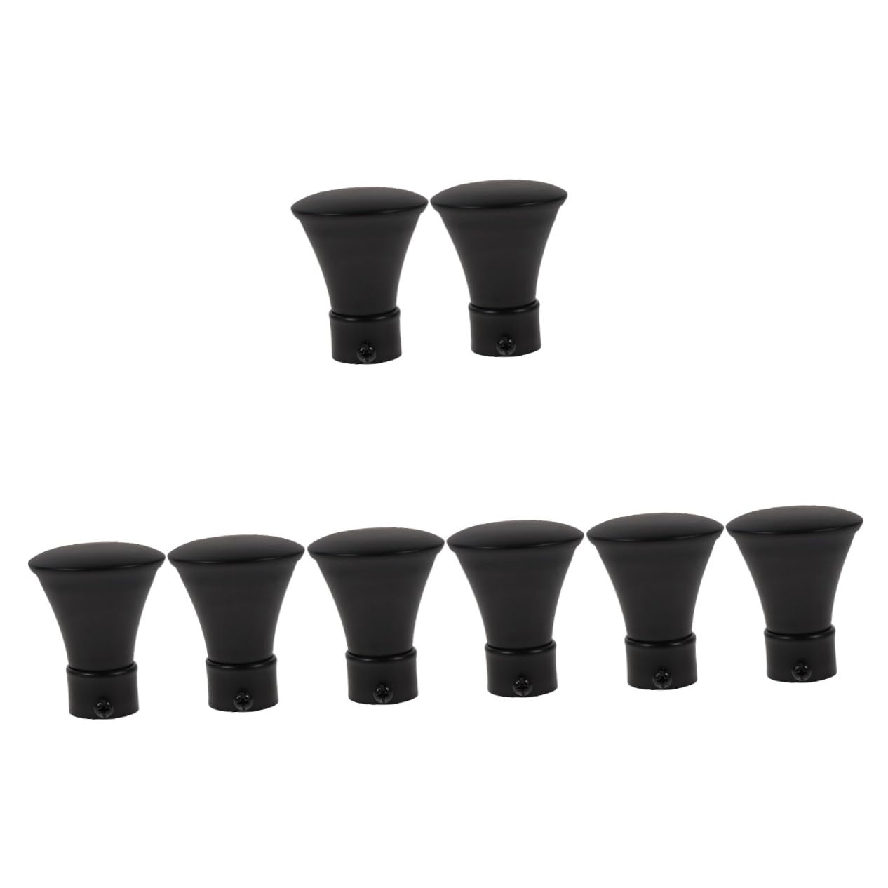 BESTOYARD 8pièces Embouts De Tringle à Rideau Lot de Décorations Élégantes pour Fenêtres Maison pour Salon Salle à Manger Et Chambre