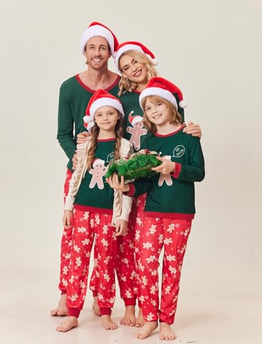 Ekouaer Christmas Child Pajamas Sets X-mas Holiday Pjs4