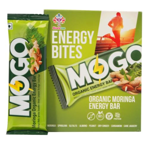 Mogo Moringa Energy Bar | 4g Protein | 20gm Pack of 10 Bars | Healthy Snacking | 100% Natural Ingredients | No Preservatives (B0CQJCPVF5) Amazon Price History, Amazon Price Tracker