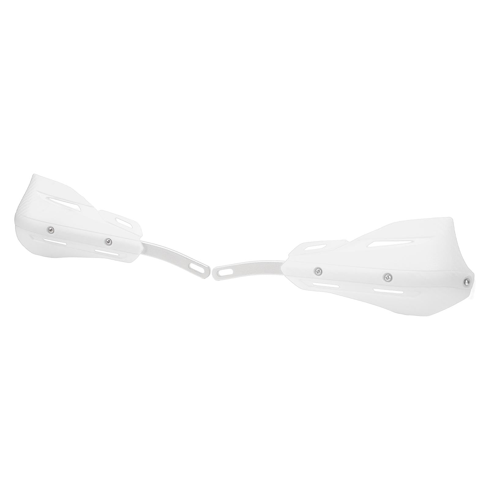 Jiawu Motorcycle Handlebar Handguard, 22mm 28mm Lightweight High Strength Sturdy Handle Bar Hand Guards Scratch Resistant for YZF WRF (White)