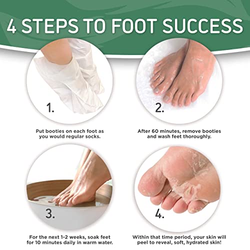 Soft-Touch-Foot-Peel-Mask-Pack-of-2-Feet-Peeling-Masks-for-Dry-Cracked-Heels-Calluses-Exfoliating-Foot-Mask-for-Baby-Soft-Skin-Tea-Tree Soft Touch Foot Peel Mask - Pack of 2 Feet Peeling Masks for Dry, Cracked Heels & Calluses - Exfoliating Foot Mask for Baby Soft Skin, Tea Tree - Image 6