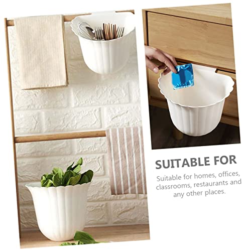 Basurero colgante de plástico resistente para cocina miniatura 3