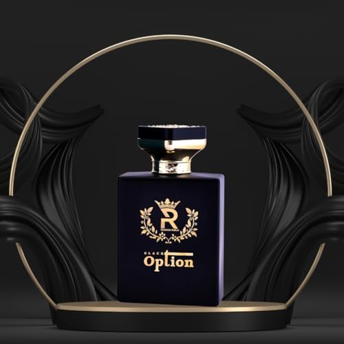 Image of Ruhvana's Option Black Perfume Spray for Women - 100ml Oriental Vanilla Long-Lasting Fragrance|Apparel Parfum| Fruity & Floral|vanilla, patchouli, cedar, and cashmere wood| Perfect For Gift|Eau De Parfum | Premium Long-Lasting Attar Perfume Oil for Daily & Special Use